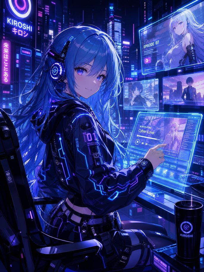 重口动漫-赛博少女AI觉醒 · 动漫演示